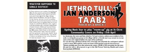 Contest details below – Yes, really! Following the recent announcement of a 19-date tour to commemorate the 40th anniversary of ‘Thick As A Brick,’ Ian Anderson will release a sequel to […]